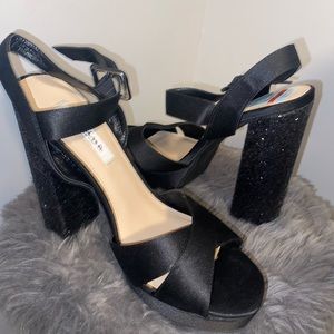 Black Nina New York Platform Heels Size 10